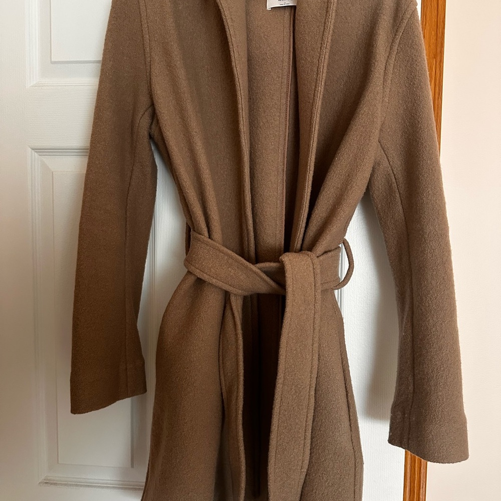Wilfred Tan Wool Coat